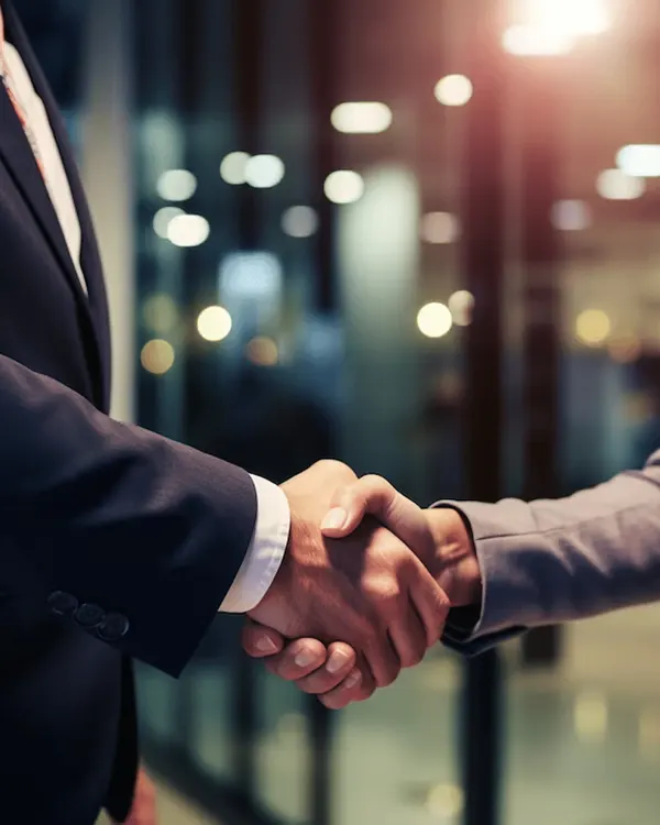 Business handshake